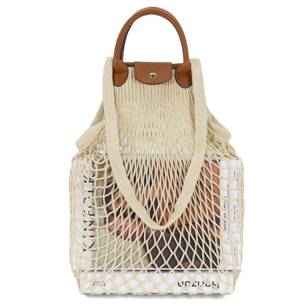Woven Bag, Fishing Net Bag, Straw Mesh Tote Bag, Beach, Hobo Bag :v